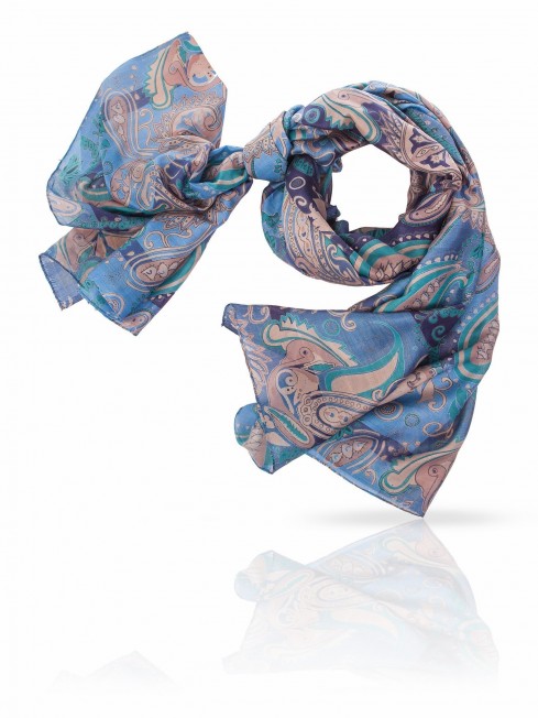 Палантин Женский SN-PAISLEY/ROYAL.BLUE